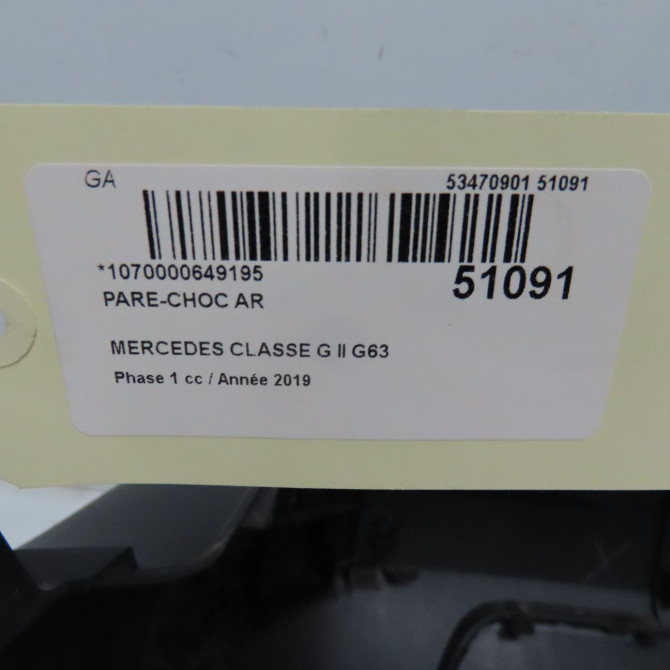 Pare-choc arrière occasion 5