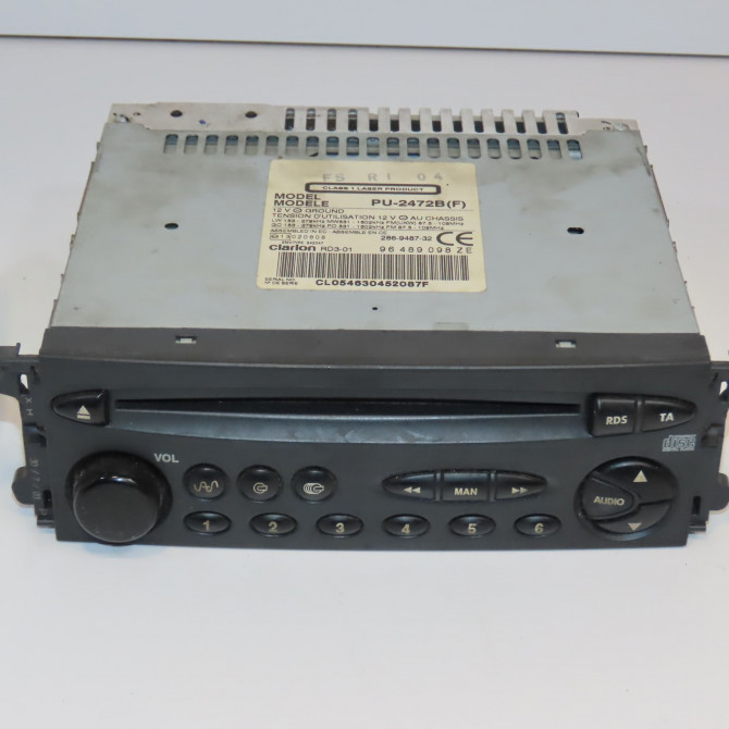 Autoradio occasion CITROEN C5 I Phase 1 03-2001->09-2004 2.0 HDi 110ch 6564A6 1