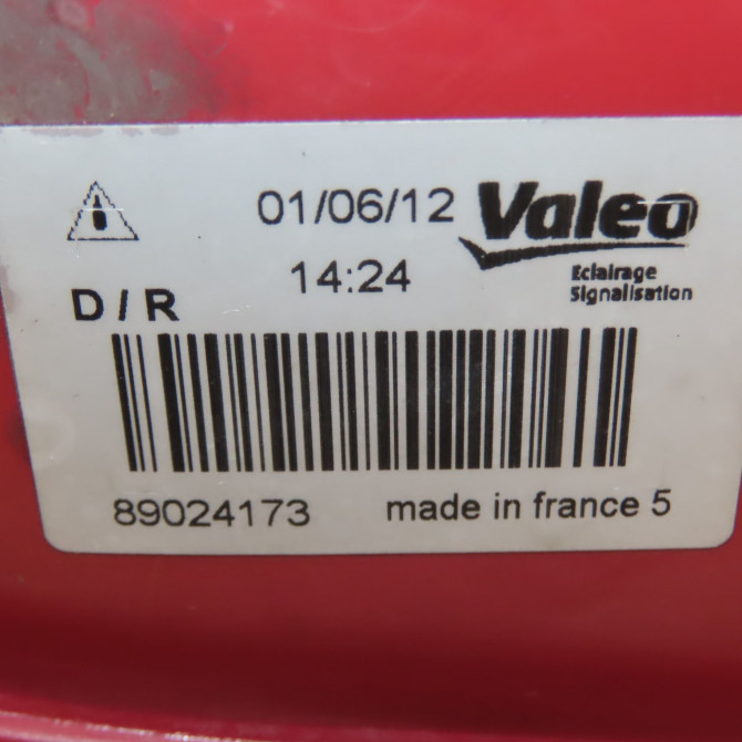 Feu arrière droit occasion CITROEN C5 I Phase 1 03-2001->09-2004 2.0 HDi 110ch 6351S2 5