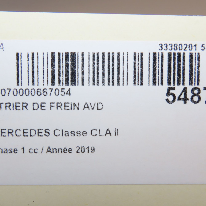 Etrier de frein avant droit occasion  2474217000 6