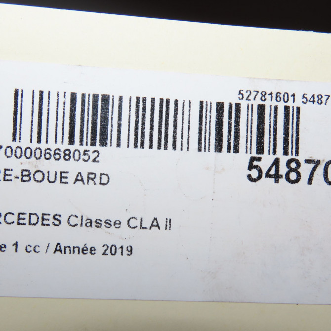 Pare-boue arrière droit occasion  1186901900 3