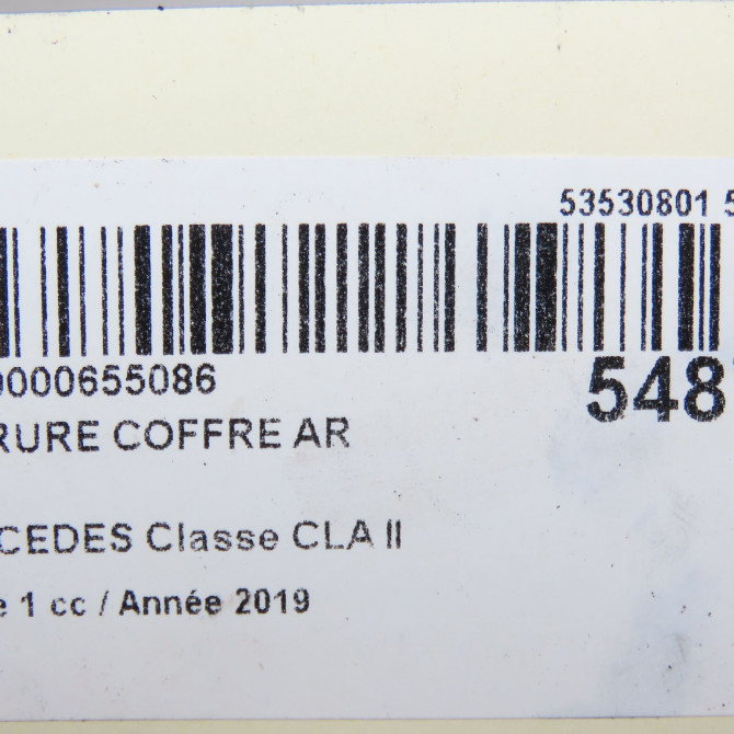 Serrure coffre arrière occasion  2057500600 5