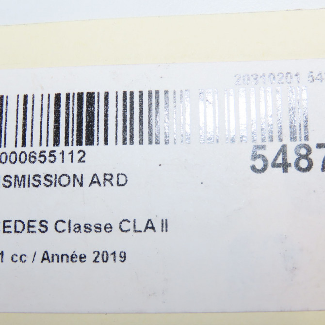 Transmission arrière droite occasion  1773501902 6