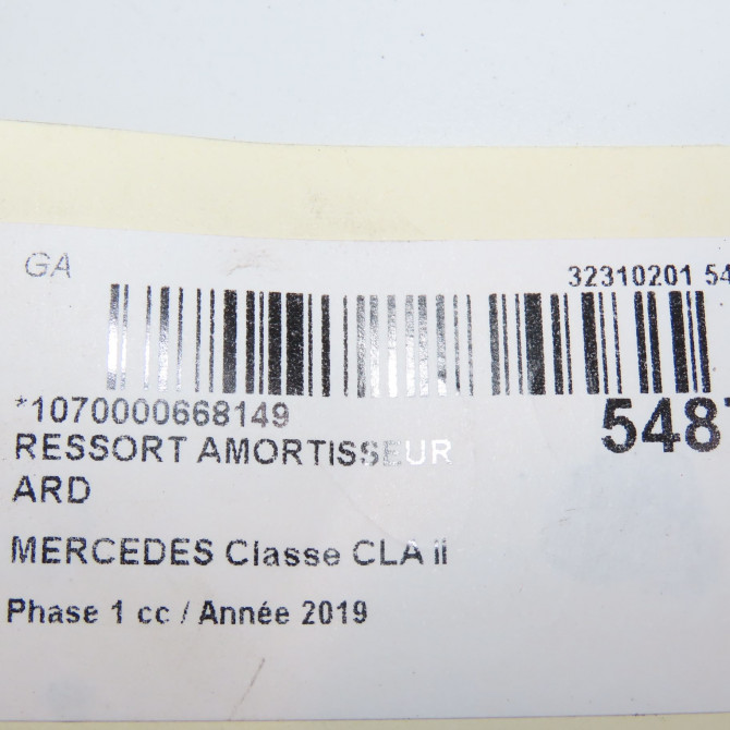 Ressort amortisseur ard occasion  1773240600 3