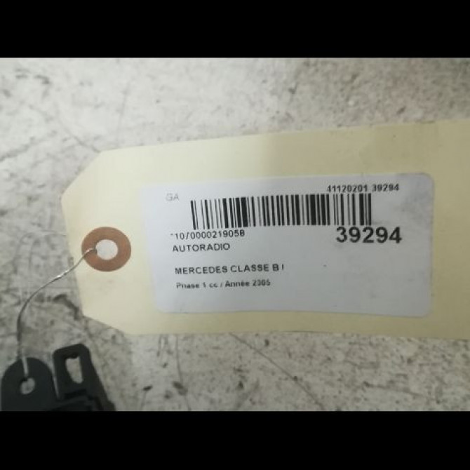 Autoradio occasion MERCEDES CLASSE B I Phase 1 06-2005->04-2008 B200CDI 140ch 1698704889 3