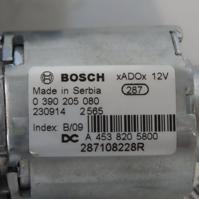 Moteur essuie-glace arrière occasion RENAULT CLIO V 287108228R 5