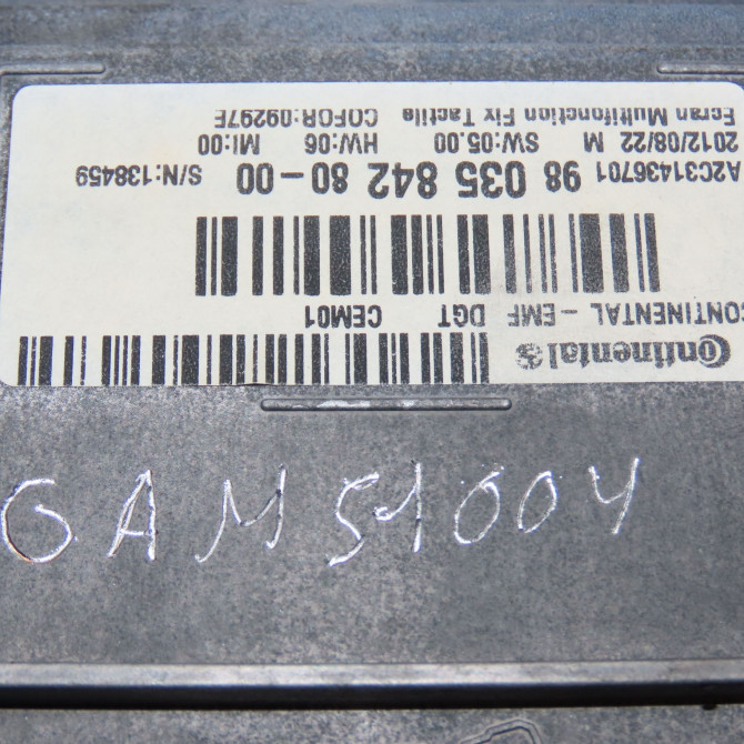 Autoradio occasion PEUGEOT 208 208 Phase 1 2012-03-01->2015-09-30 1.4 HDI 68ch 1608759480 7