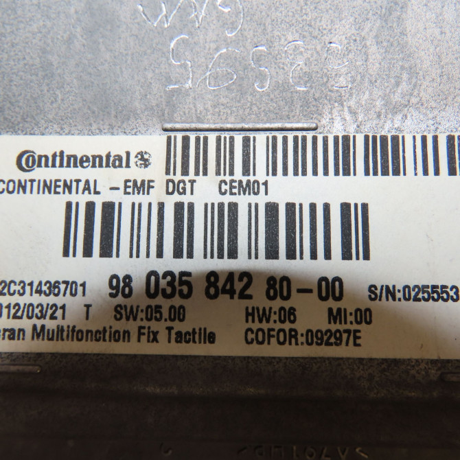 Autoradio occasion PEUGEOT 208 208 Phase 1 2012-03-01->2015-09-30 1.4 HDI 68ch 1608759480 5