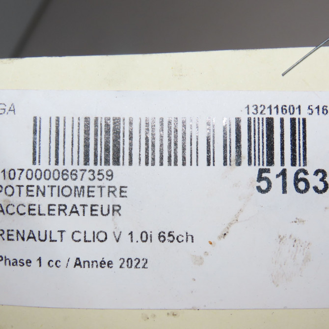 Potentiometre accelerateur occasion 6