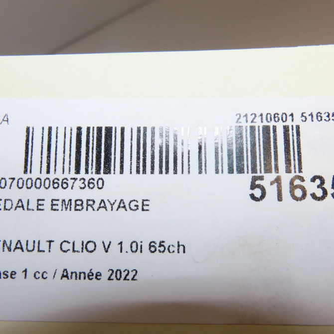 Pedale embrayage occasion  465407640R 5