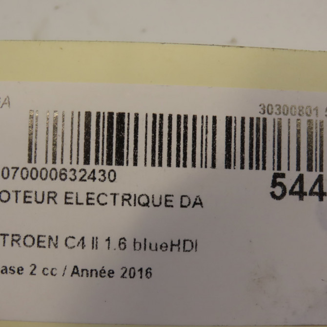 Moteur electrique de direction assistée occasion CITROEN C4 II Phase 2 11-2014->... 1.6 blueHDI 100ch 1629092180 8