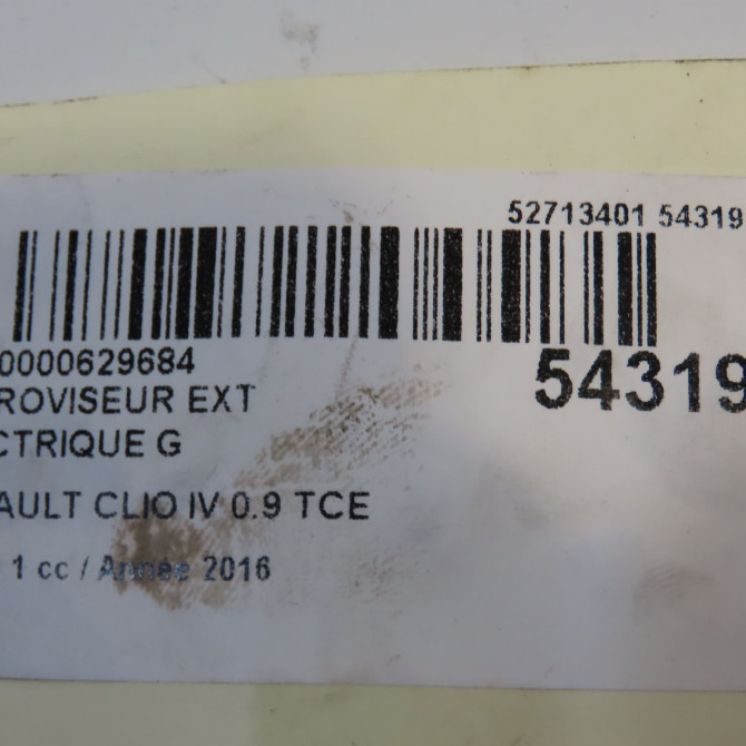 Retroviseur exterieur electrique gauche occasion RENAULT CLIO IV Phase 1 07-2012->... 0.9 TCE 90ch 963024349R 6