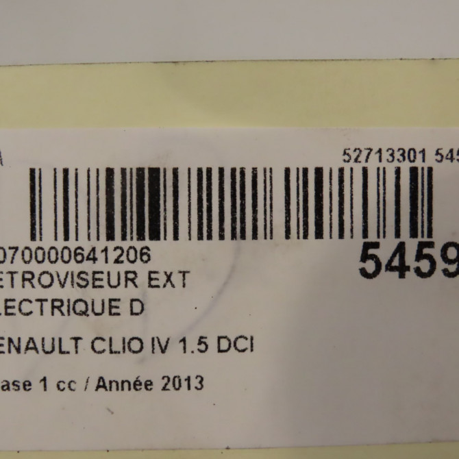 Retroviseur exterieur electrique droit occasion RENAULT CLIO IV Phase 1 07-2012->... 1.5 DCI 90ch 963012959R 6