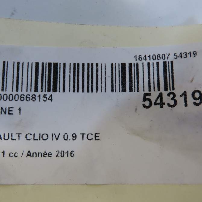 occasion RENAULT CLIO IV Phase 1 07-2012->... 0.9 TCE 90ch 224332428R 5
