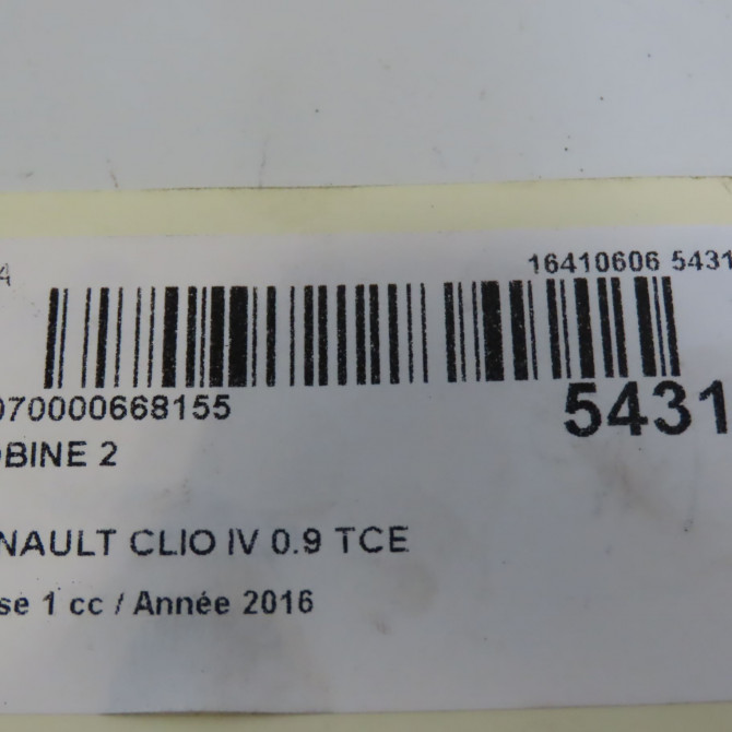 occasion RENAULT CLIO IV Phase 1 07-2012->... 0.9 TCE 90ch 224332428R 5