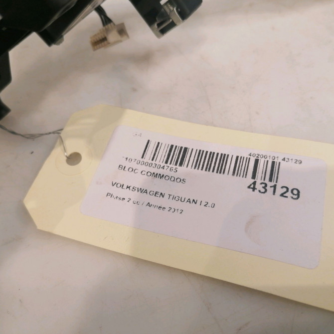 Bloc commodos occasion VOLKSWAGEN TIGUAN I TIGUAN I Phase 2 2011-04-01->2016-12-31 2.0 TDI 110ch 5K0953502M9B9 4