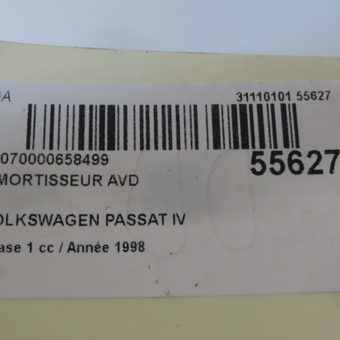 Amortisseur avant droit occasion VOLKSWAGEN PASSAT IV Phase 1 10-1996->10-2000 1.9 TDI 110ch 3B0413031Q 6