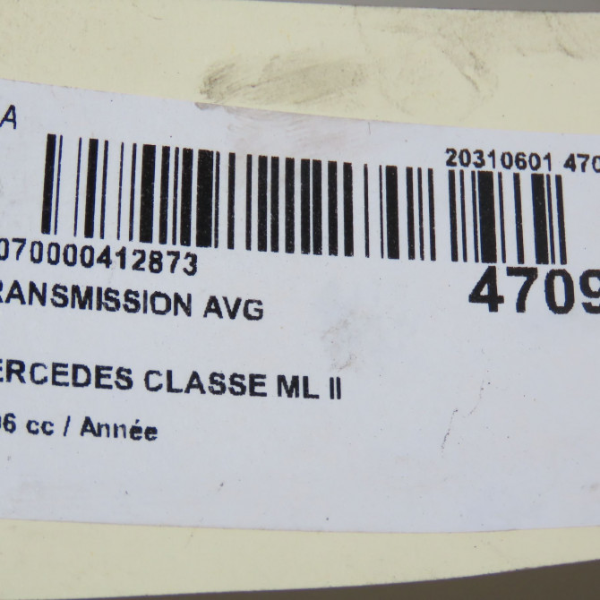 Transmission avant gauche occasion MERCEDES CLASSE ML II phase 1 03-2005->09-2008 1643302901 7
