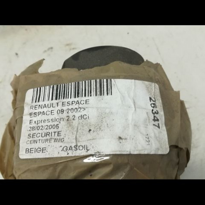 Ceinture avant gauche occasion RENAULT ESPACE IV Phase 1 09-2002->03-2006 2.2 DCI 8200211686 3