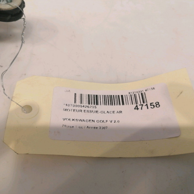 Moteur essuie-glace arrière occasion VOLKSWAGEN GOLF V Phase 1 11-2003->10-2008 2.0 TDI 140ch 1K6955711C 4