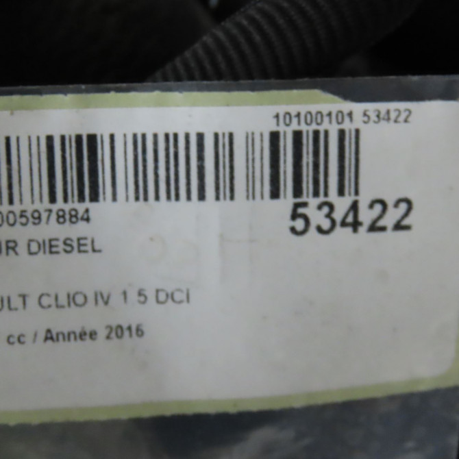 Moteur diesel occasion RENAULT CLIO IV Phase 1 07-2012->... 1.5 DCI 90ch 8201708642 8