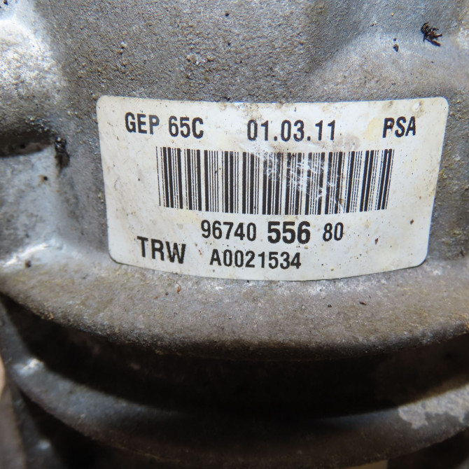 Moteur electrique de direction assistée occasion CITROEN C4 PICASSO I Phase 1 01-2007->10-2013 1.6 HDi 8v 110ch 1680899080 7