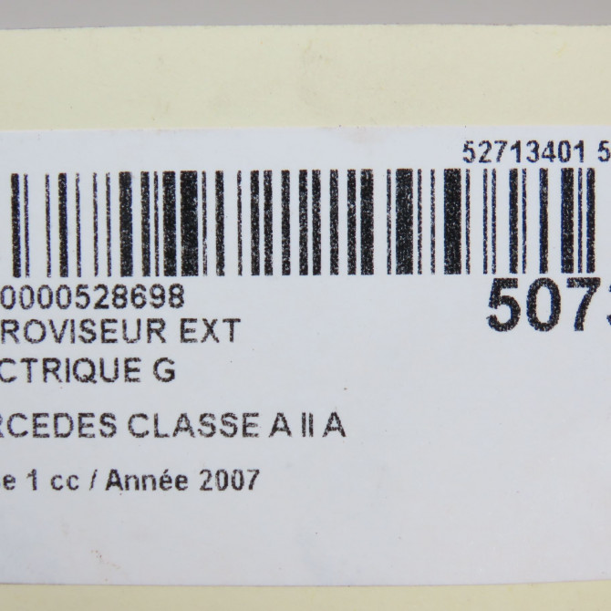 Retroviseur exterieur electrique gauche occasion MERCEDES CLASSE A II Phase 1 12-2004->04-2008 A 180 CDI 169810057628 6