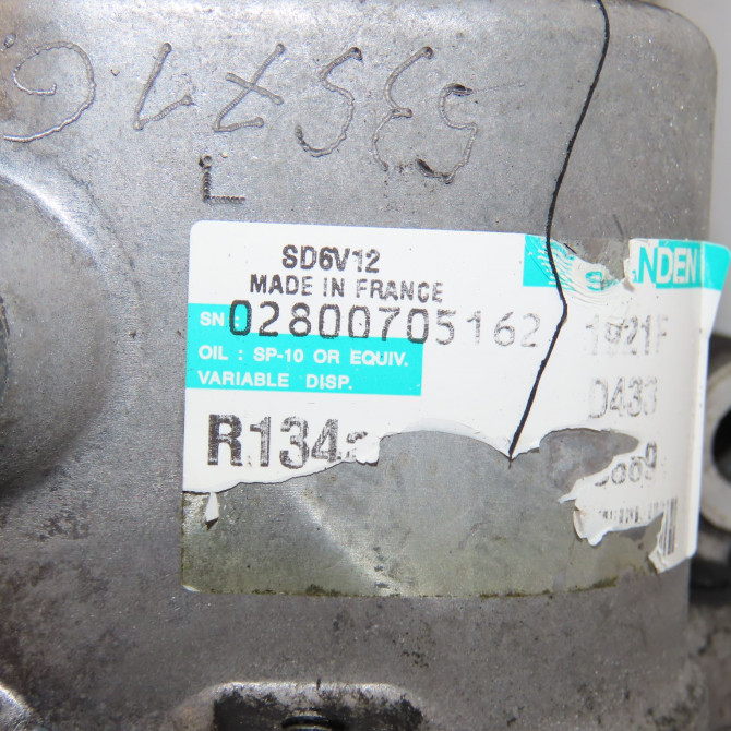 Compresseur air conditionne occasion FIAT FIORINO III Phase 1 01-2008->... 1.3 MULTIJET 16v 95ch 71724813 6