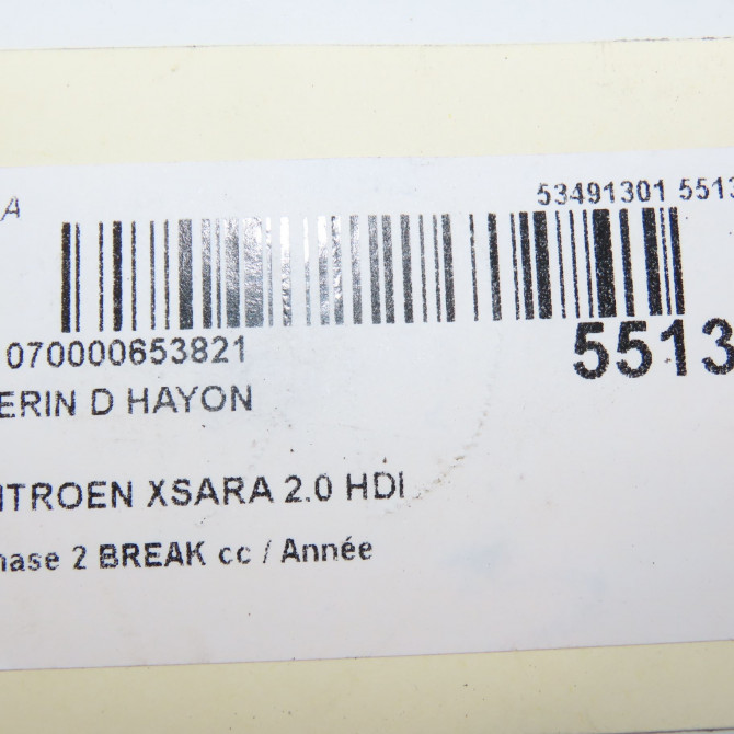 Verin droit hayon occasion CITROEN XSARA phase 2 BREAK 09-2000->12-2005 2.0 HDI 90ch 8731E4 6