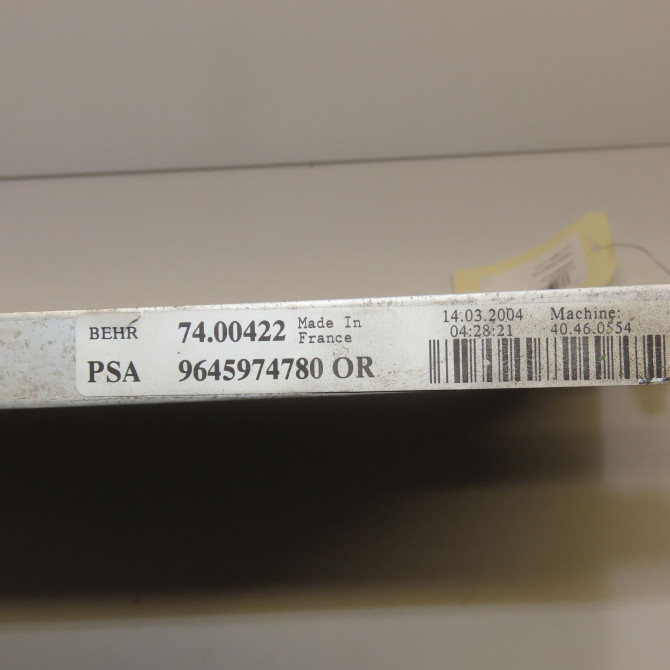 Condenseur clim occasion CITROEN XSARA phase 2 BREAK 09-2000->12-2005 2.0 HDI 90ch 6455CV 4
