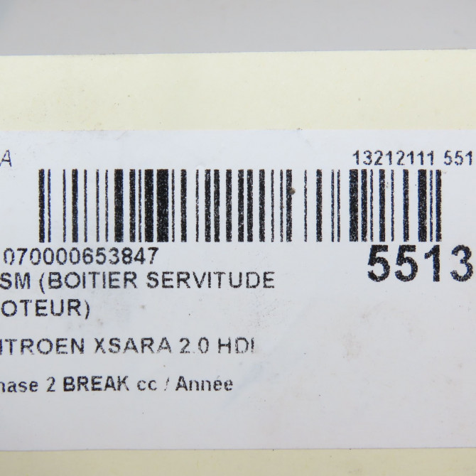 occasion CITROEN XSARA phase 2 BREAK 09-2000->12-2005 2.0 HDI 90ch 8
