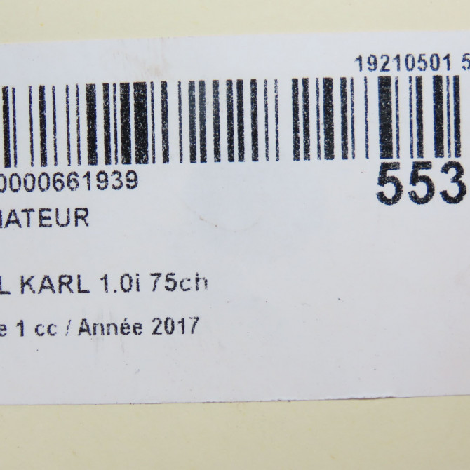 Radiateur occasion OPEL KARL Phase 1 04-1995->04-1999 1.0i 75ch 95437450 5