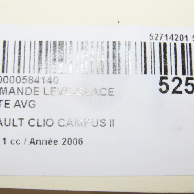 Commande lève-glace porte avant gauche occasion RENAULT CLIO CAMPUS II Phase 1 07-2006->07-2009 1.5 DCI 70ch 8200060045 5