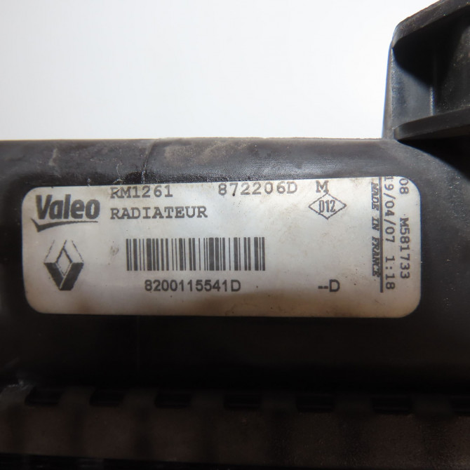 Radiateur occasion RENAULT MEGANE II Phase 2 01-2006->06-2009 1.6i 16v 110ch 8200115541 3
