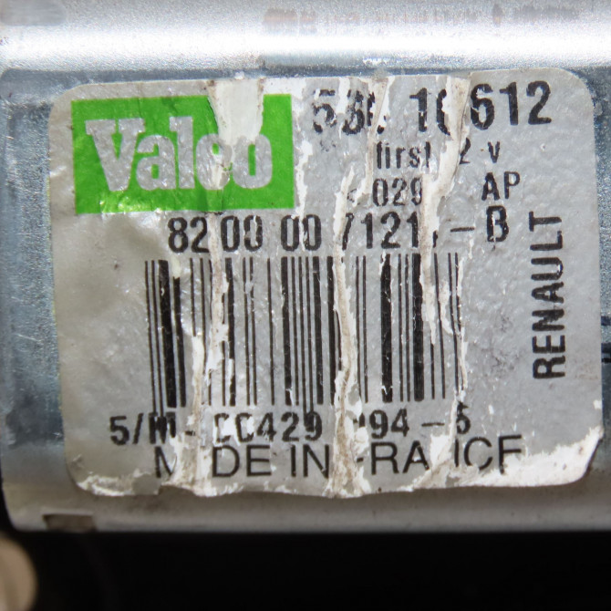 Moteur essuie-glace arrière occasion RENAULT CLIO II Phase 2 06-2001->07-2006 1.5 DCI 65ch 8200071214 4