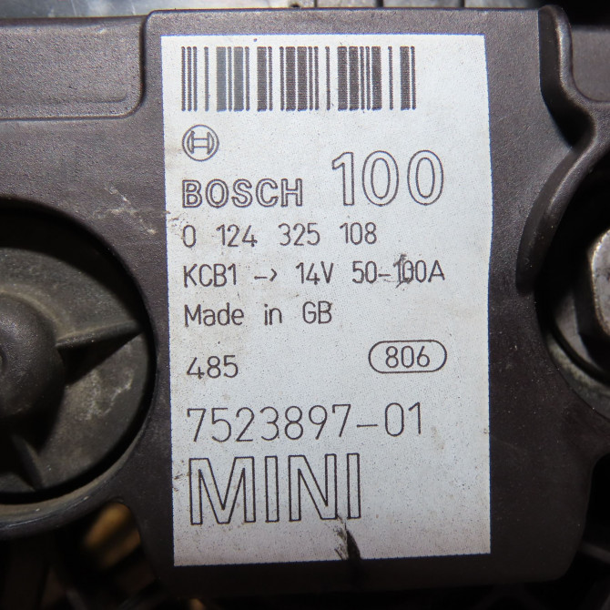 Alternateur occasion MINI MINI I Phase 2 07-2004->09-2006 12317550319 6