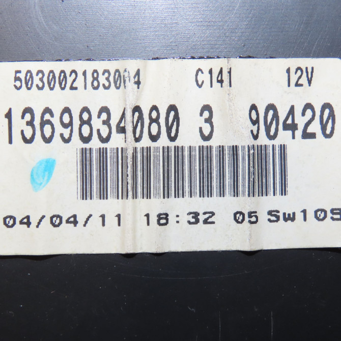 Compteur occasion FIAT FIORINO III Phase 1 01-2008->... 1.3 MULTIJET 16v 95ch 52140648 4