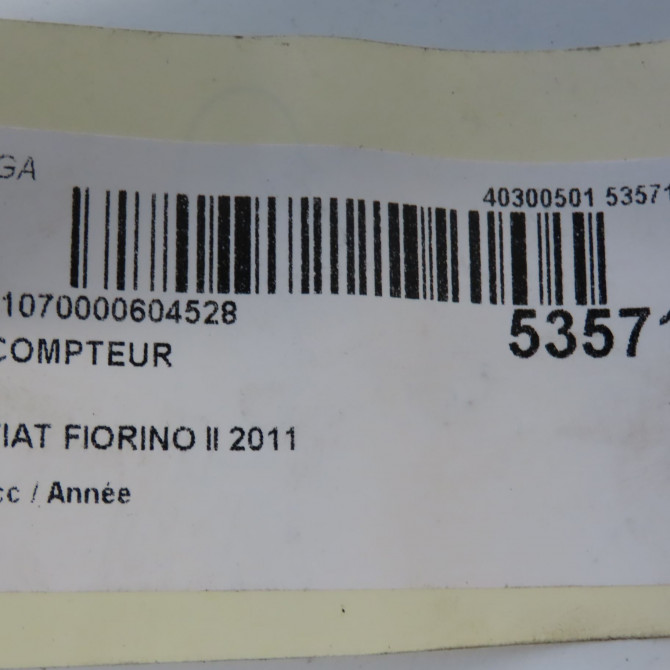 Compteur occasion FIAT FIORINO III Phase 1 01-2008->... 1.3 MULTIJET 16v 95ch 52140648 6