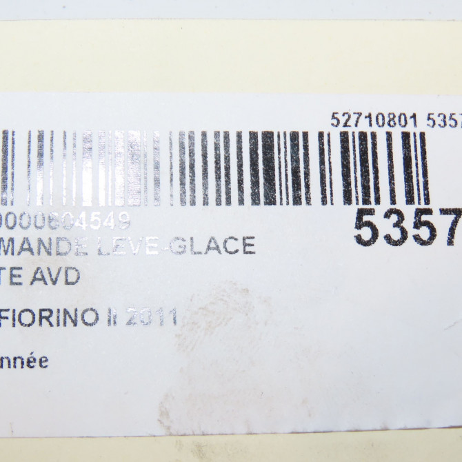Commande lève-glace porte avant droite occasion FIAT FIORINO III Phase 1 01-2008->... 1.3 MULTIJET 16v 95ch 735461282 5