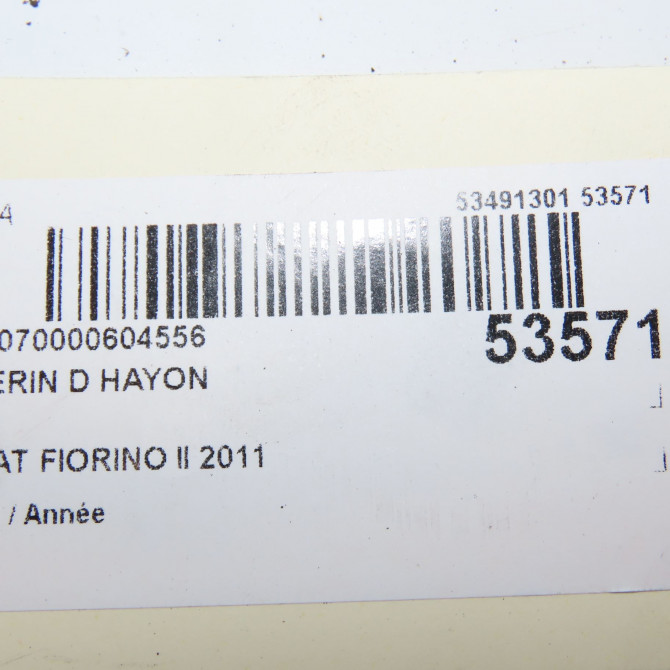 Verin droit hayon occasion FIAT FIORINO III Phase 1 01-2008->... 1.3 MULTIJET 16v 95ch 52223969 5