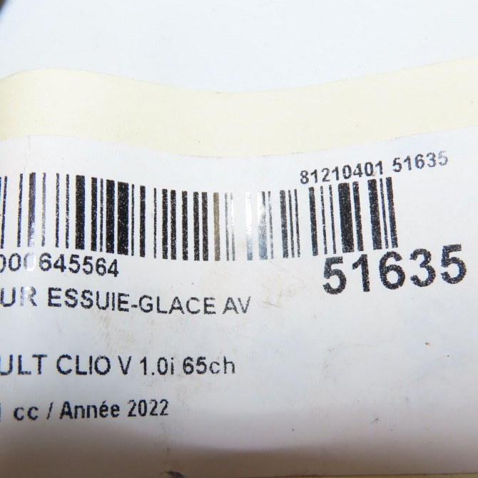 Moteur essuie-glace avant occasion  288008294R 7