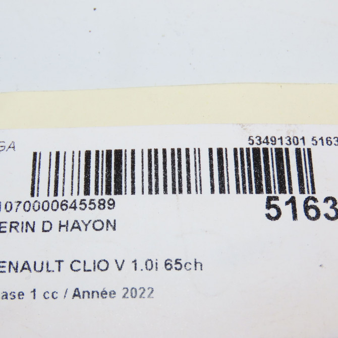 Verin droit hayon occasion  904508213R 5