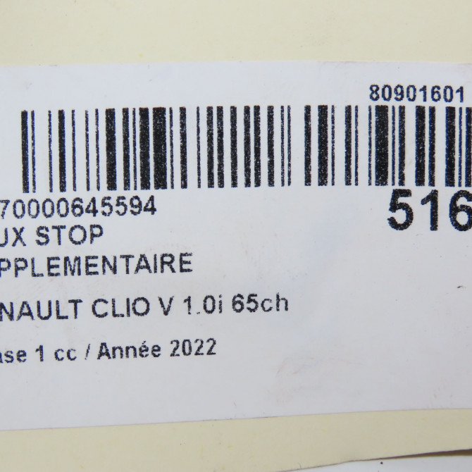 Feux stop supplementaire occasion  265906516R 6