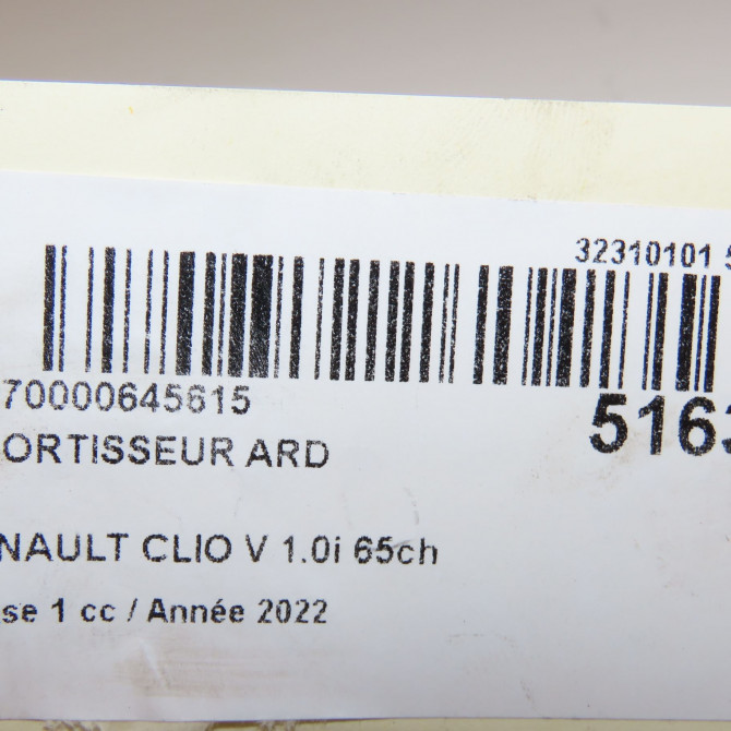 Amortisseur arrière droit occasion  562103002R 5