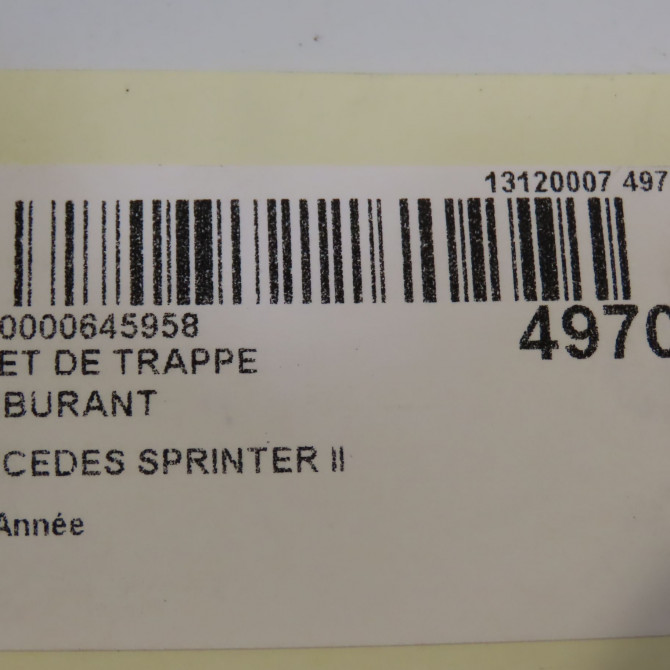 Volet de trappe carburant occasion MERCEDES SPRINTER II 9107500000 4