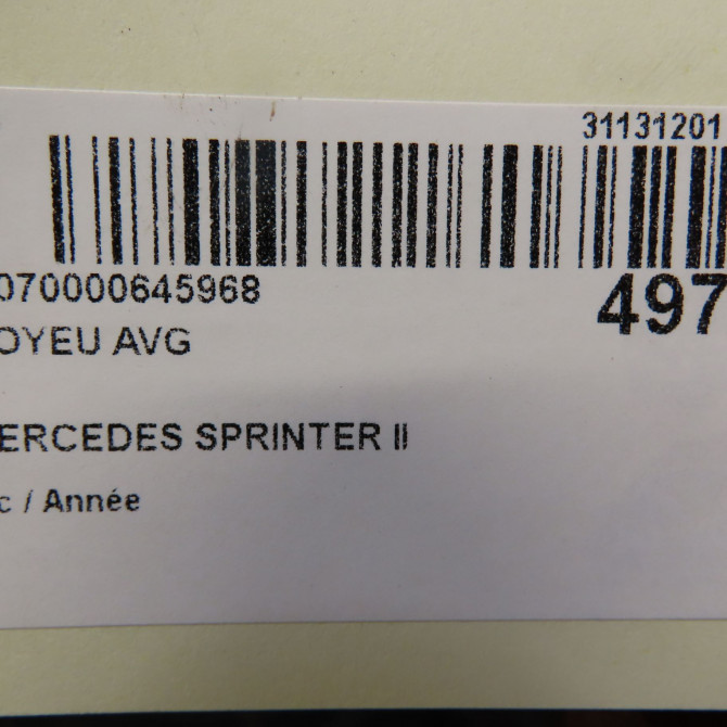 Moyeu avg occasion MERCEDES SPRINTER II 5