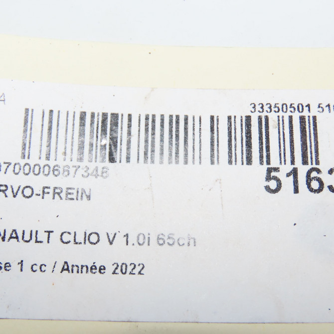 Servo-frein occasion  472102432R 6