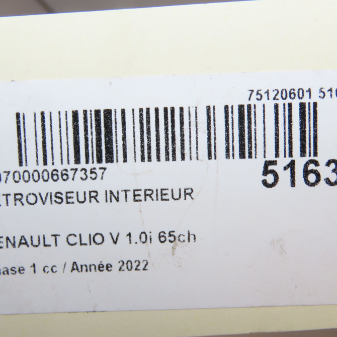 Retroviseur interieur occasion  963F10455R 4