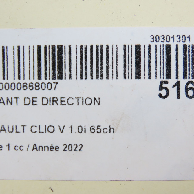 Volant de direction occasion  484004754R 6
