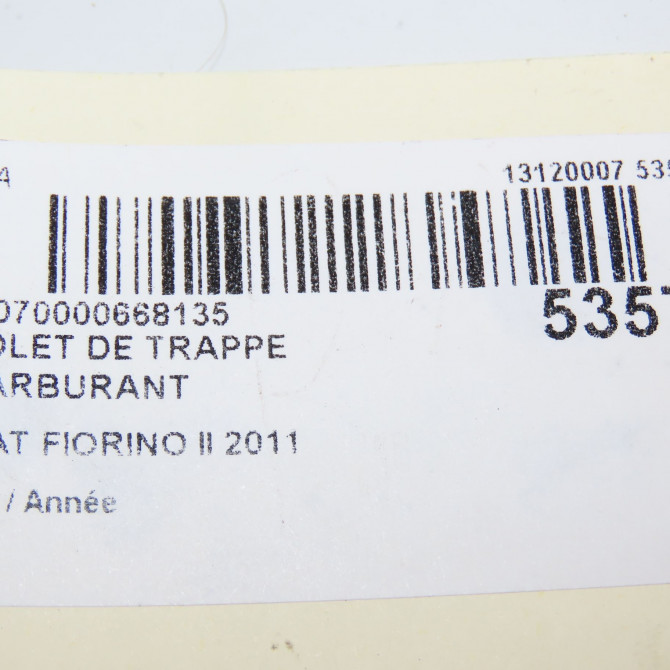 Volet de trappe carburant occasion FIAT FIORINO III Phase 1 01-2008->... 1.3 MULTIJET 16v 95ch 1353354080 5
